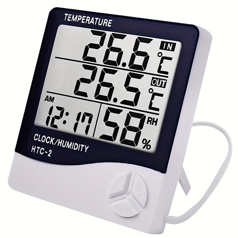 LCD Digital Thermometer Hygrom - Home Automation Industry recension och pris