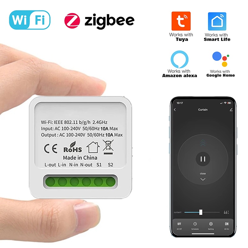 Tuya 16A Mini Wifi Smart Switc - Diy Home Automation Controller recension och pris