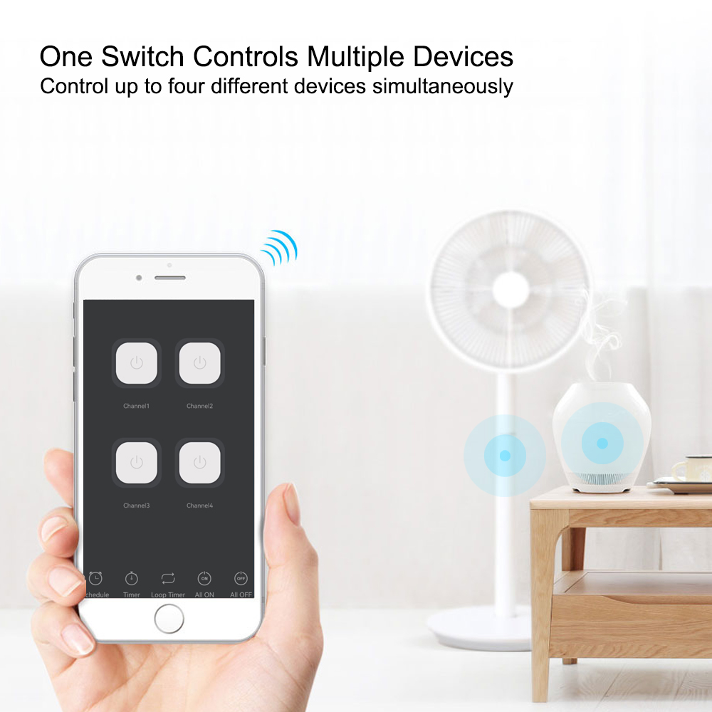 Smart Switch 4CH Relay Module  - Home Automation Technology recension och pris